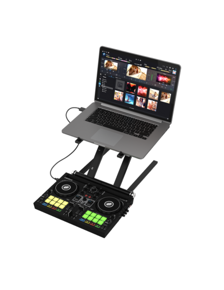 Controladora DJ Compacta Reloop Buddy 2 Canales 8 Pads Neural MIX