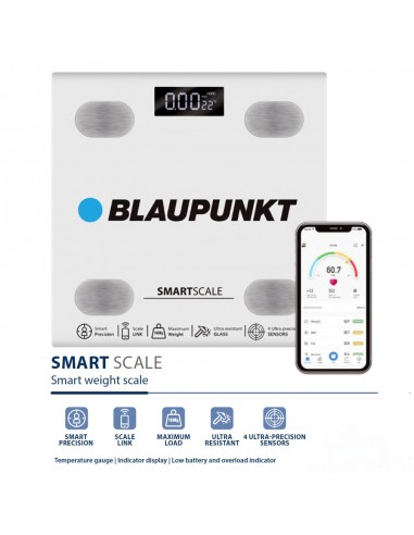 Balanza de Baño Inteligente Blaupunkt con App | 101dB