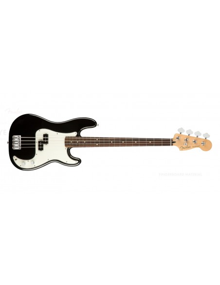Fender Player P Bass Black Pau Ferro | Bajo Eléctrico | 101dB