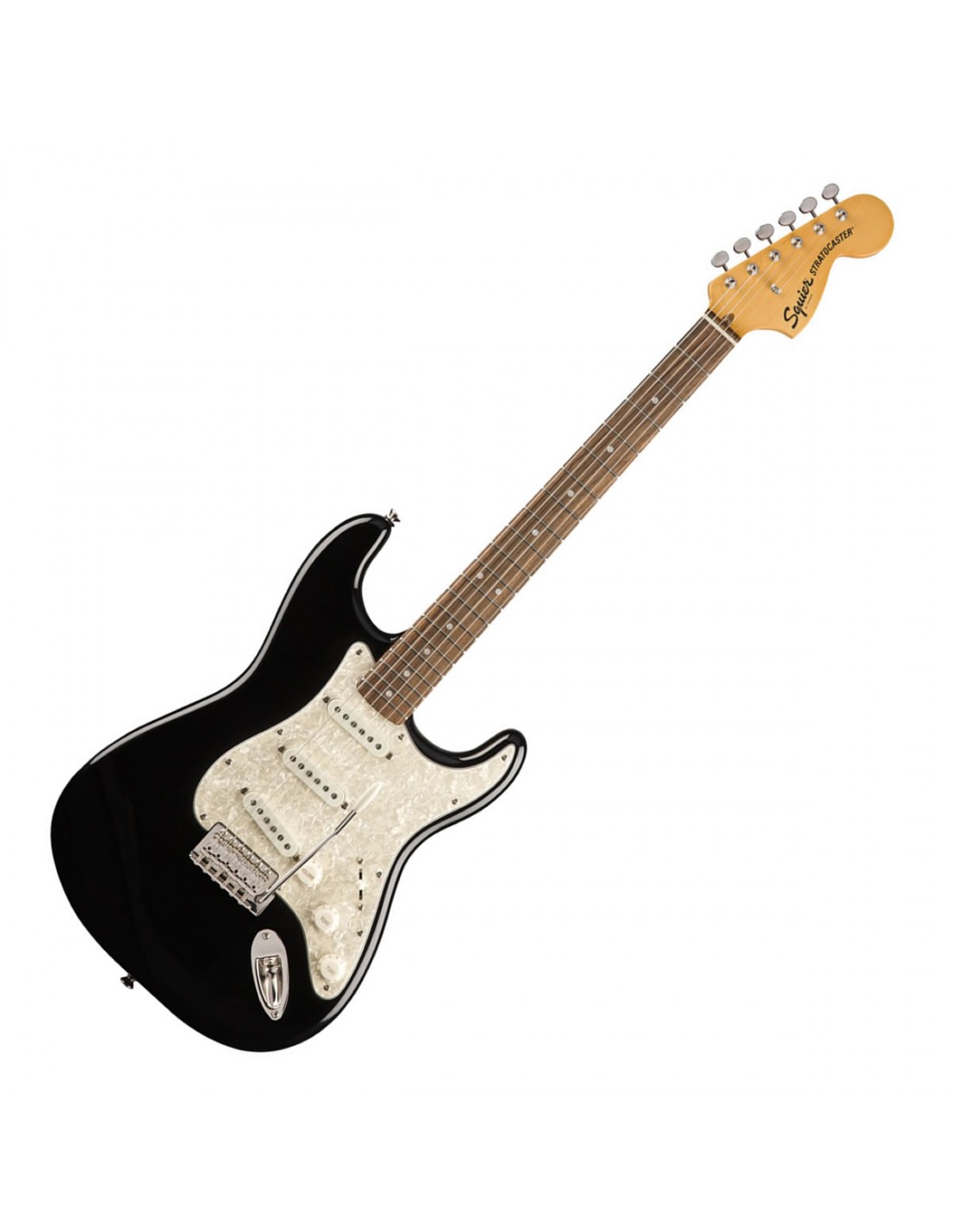 voltaje Son Barrio Guitarra Eléctrica FENDER Squier Classic Vibe '70 Stratocaster Black Mástil  Laurel