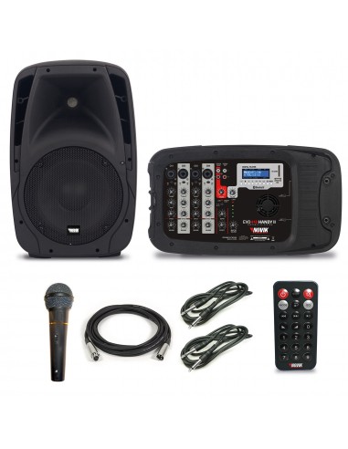 Sistema de Sonido Portátil Novik EVO 410 Handy II 1200W con Mixer Bluetooth