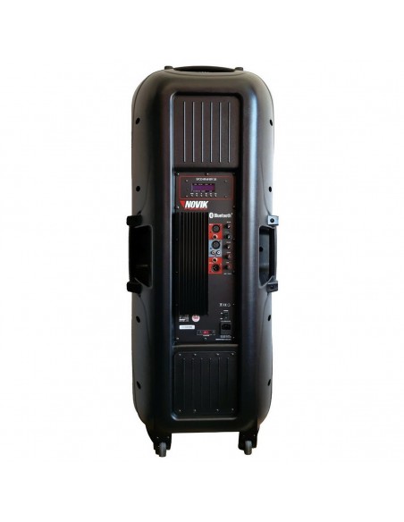 Bafle Potenciado NOVIK EVOD Bravery 215 Bluetooth 2 Woofer 15" 1800W