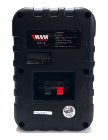 Set Parlantes Novik NVK-25 2 Vías 50W RMS x2 | 101dB