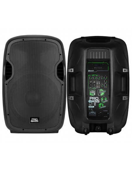 Probass Elevate 115 | Bafle Potenciado 15" Bluetooth | 101dB