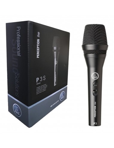Micrófono AKG P3 S Dinámico Cardioide con Switch | 101DB