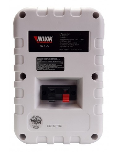 Set x2 Bafles Instalación Comercial NOVIK NVK-25 Pasivos 50W