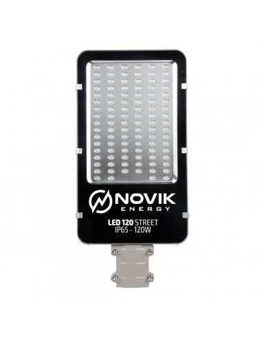 Reflector Luminaria Led Exterior Novik LED 120 STREET Alumbrado Público con Brazo Soporte de Pared