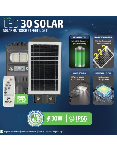 Reflector Solar Exterior Novik LED 30 | 101dB