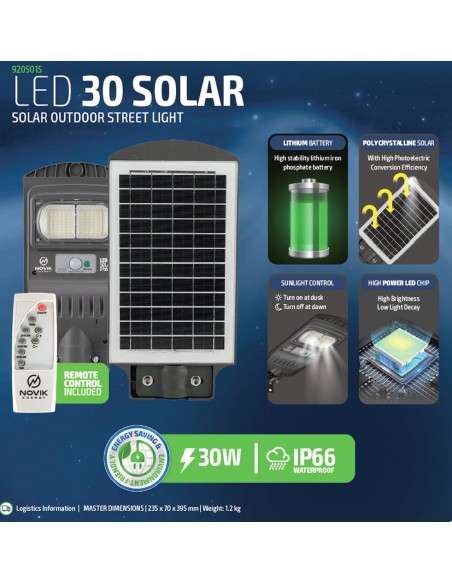 Reflector Solar Exterior Novik LED 30 | 101dB