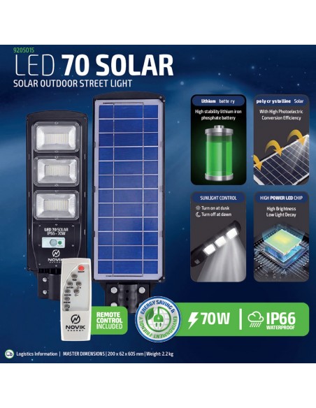 Reflector Solar Exterior Novik LED 70 | 101dB