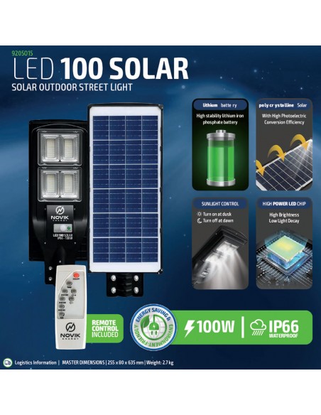 Reflector Solar Exterior Novik LED 100 | 101dB