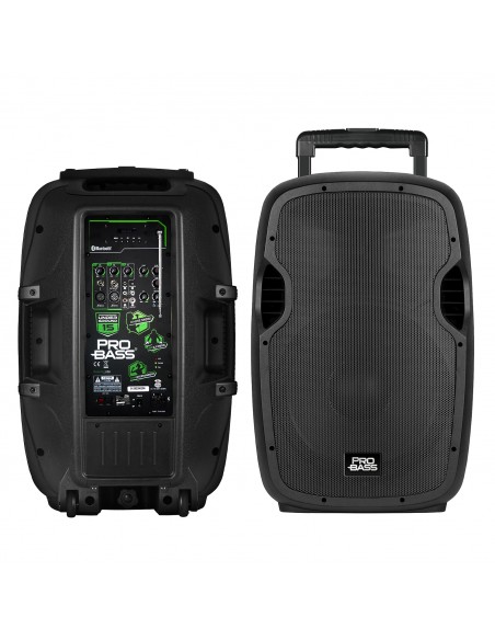 Parlante Portátil PRO BASS 15" 1600W | Bluetooth, Batería y MP3
