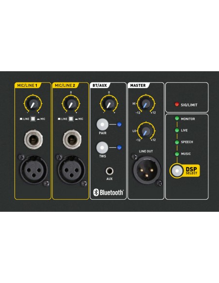 Bafle Activo SKP Q12 MK2 Bluetooth TWS 350W RMS | 101dB