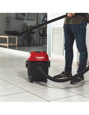 Aspiradora Telefunken Turbo Expert 250 | 25L | 1600W | Húmedo y Seco