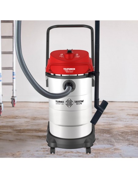 Aspiradora Telefunken Turbo Expert 530 53L | Aspira Agua y Polvo