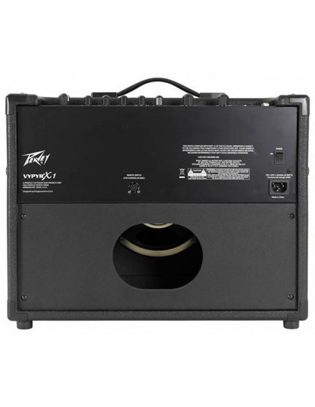 Amplificador de Guitarra y Bajo PEAVEY VYPYR X1 TtransTube Parlante 8" 12 Efectos 30W RMS