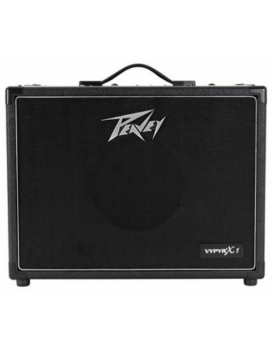 Amplificador de Guitarra y Bajo PEAVEY VYPYR X1 TtransTube Parlante 8" 12 Efectos 30W RMS