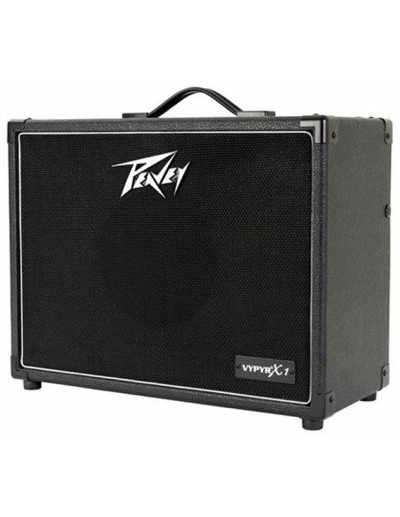 Amplificador de Guitarra y Bajo PEAVEY VYPYR X1 TtransTube Parlante 8" 12 Efectos 30W RMS