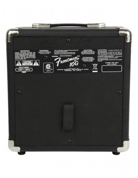 Amplificador Fender Frontman 10G 10W | Compacto y Potente - 101db