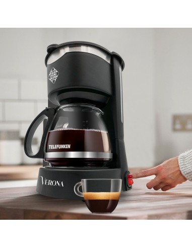 Cafetera Eléctrica Telefunken Verona 600ml al mejor precio