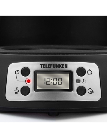Cafetera Eléctrica Telefunken Venezia 1.5L | Hasta 12 Tazas