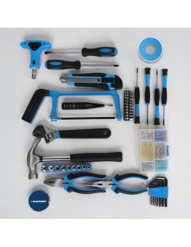 ¡Todo en Uno! Kit de Herramientas Blaupunkt Powerkit 400 – 134 Piezas Profesionales
