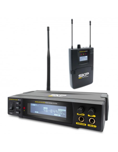 Sistema Inalámbrico In-Ear SKP Stage MK2 99 Canales | 101dB