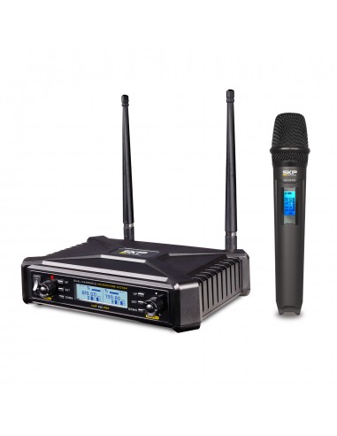 Set Micrófonos Inalámbricos SKP UHF-700 Pro 300 Canales | 101dB