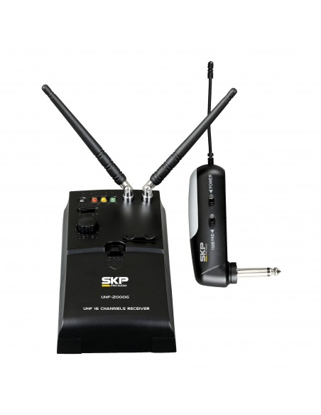 Sistema inalámbrico para guitarra SKP UHF-2000G | Sonido libre y sin cables