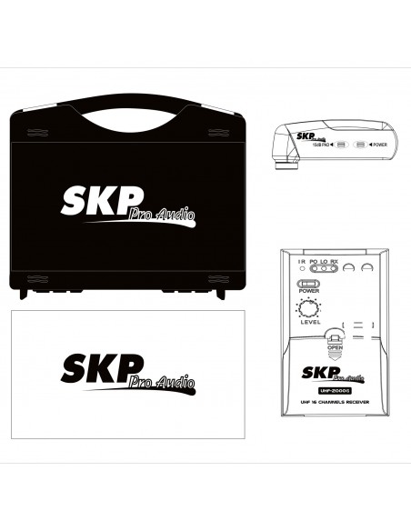 Sistema inalámbrico para guitarra SKP UHF-2000G | Sonido libre y sin cables