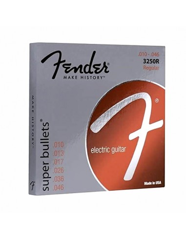 Cuerdas Encordado Guitarra FENDER 3250R 10-46 Super Bullet