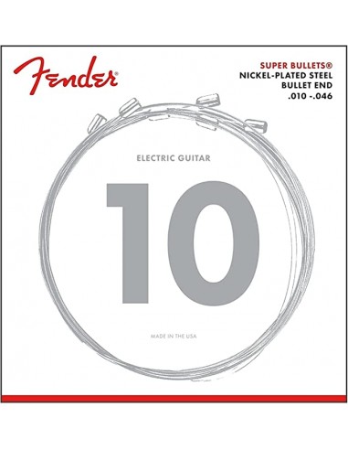 Cuerdas Fender 3250LR Super Bullets | Acero Niquelado - 101db