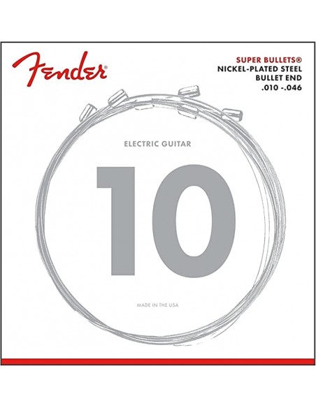 Cuerdas Fender 3250LR Super Bullets | Acero Niquelado - 101db
