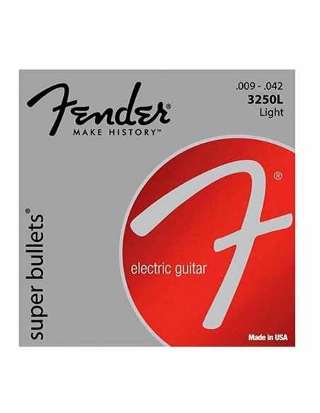 Cuerdas Fender 3250 Super Bullets | Acero Niquelado - 101db
