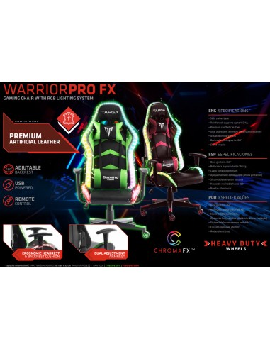 Silla Gamer Targa Warrior PRO | 101dB