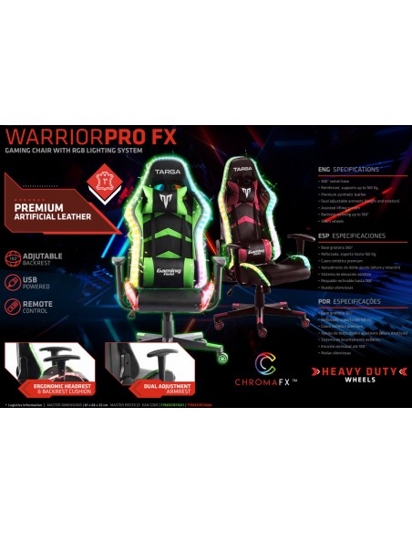 Silla Gamer Targa Warrior PRO | 101dB