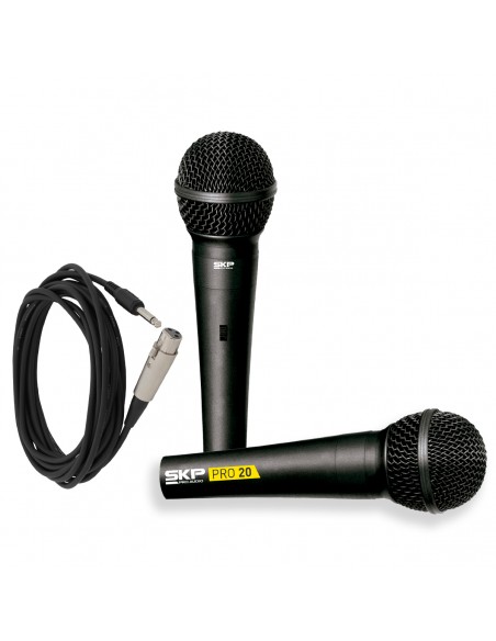 Micrófono SKP Pro-20 Dinámico Cardioide XLR | 101dB