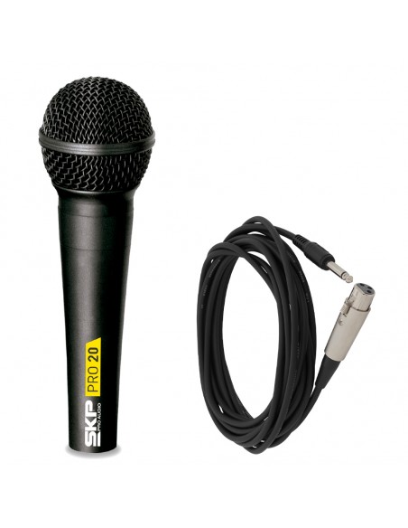 Micrófono SKP Pro-20 Dinámico Cardioide XLR | 101dB