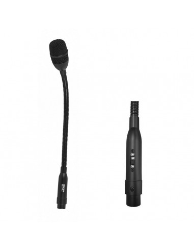 Micrófono Dinámico Condensador SKP GM9 Talkback Cuello de Cisne salida XLR