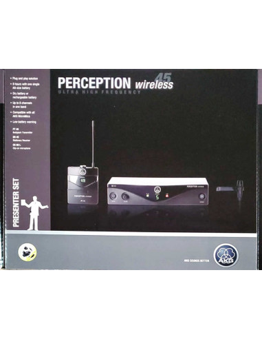 AKG Perception Wireless 45 Presenter Set Band-A | 101db