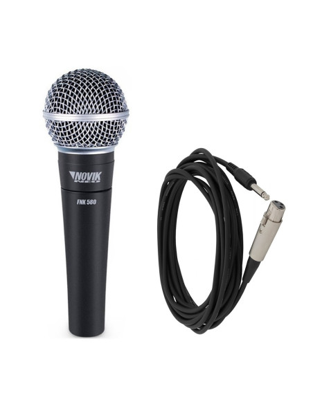 Micrófono Dinámico Novik FNK-580 Cardioide | 101dB