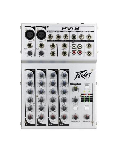 Consola Peavey PVI-8 Estudio Pasiva 8 Canales | 101dB