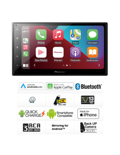 Stereo Pioneer DMH-A4450BT Bluetooth Audio Car | 101dB