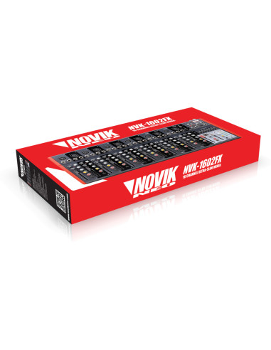 Consola Pasiva Novik NVK-1602FX USB Bluetooth 16 Canales | 101dB