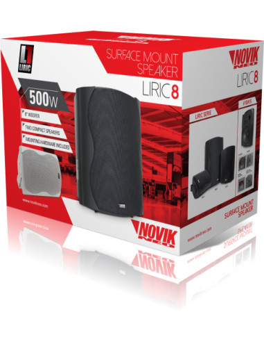 Novik LIRIC 8 | Bafles Pasivos para Instalación 125W | 101dB
