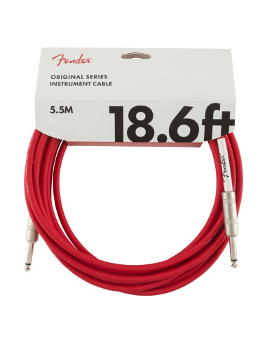 Cable Instrumento FENDER Original Series 18.6ft Fiesta Red 5.5mts