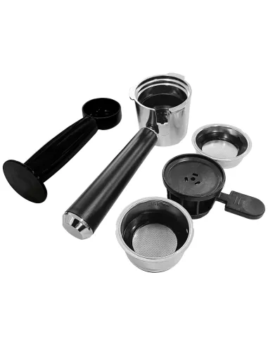 Cafetera Express Telefunken Roma Pro | Apta Café Molido y Cápsulas