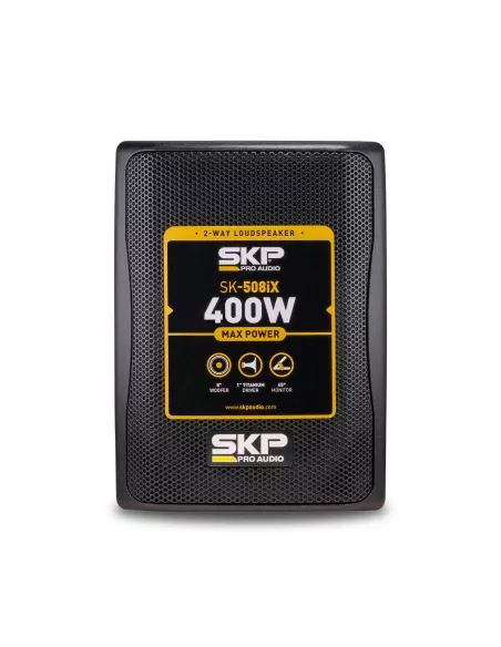 Bafle Pasivo Full Range SKP SK-508iX Woofer 8" 2 Vías 100W RMS 8 Ohms