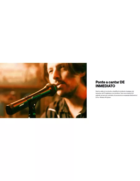 Transmisor Inalámbrico de Micrófono Bose S1Pro+-XLR