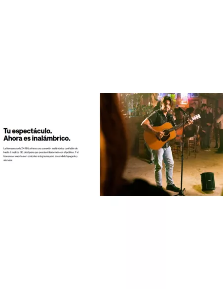 Transmisor Inalámbrico de Micrófono Bose S1Pro+-XLR